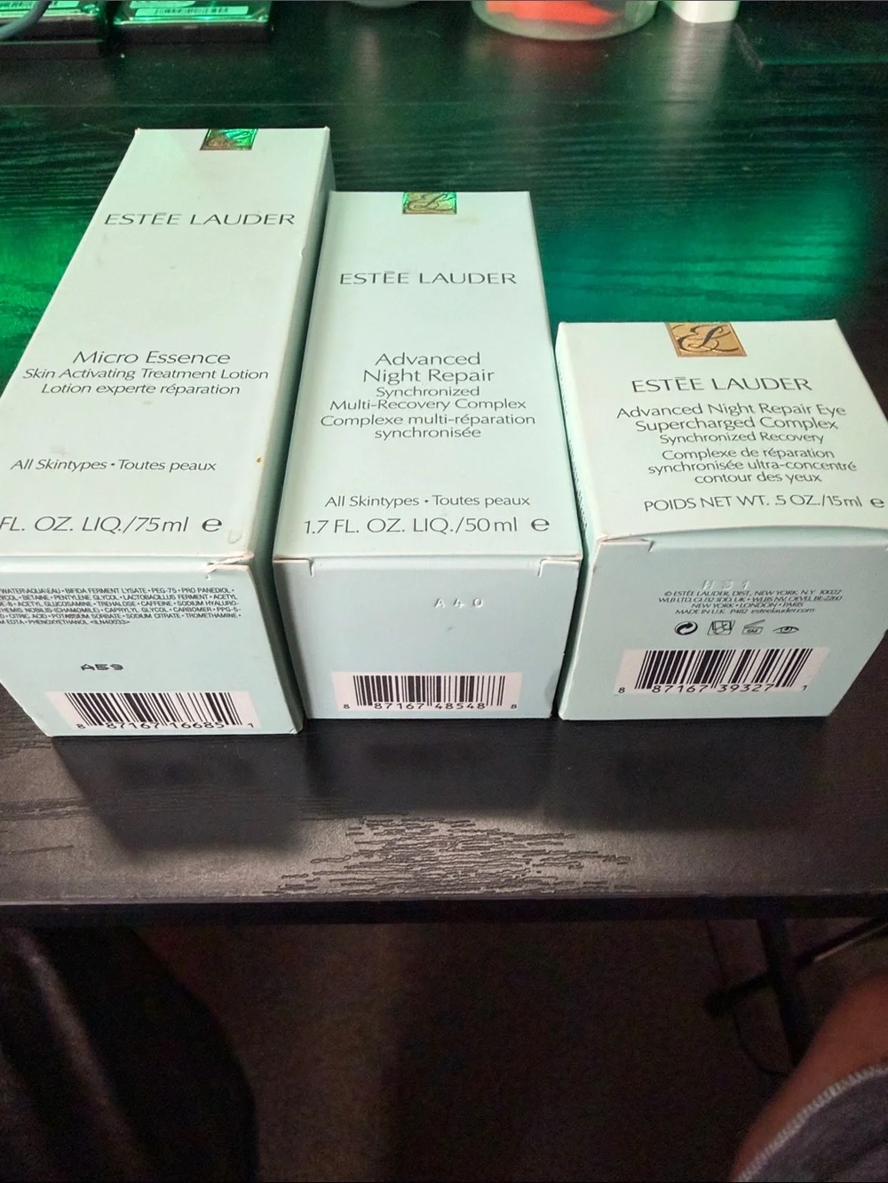 Estee Lauder Advanced Night Repair & night repair eye & Micro Essence Skincare